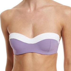 Tory Burch 'Laurita' color block bandeau bikini to